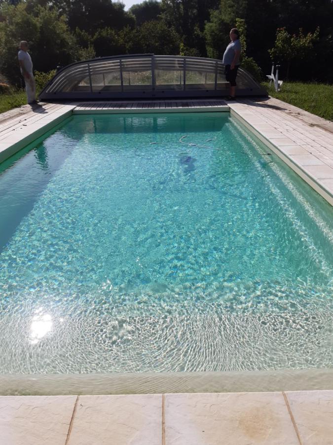 Chambre Double Avec Piscine Et Jacuzzi Bernadets-Debat Dış mekan fotoğraf
